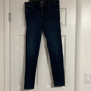 Abercrombie and Fitch Simone High Rise Super Skinny Jeans Dark Wash